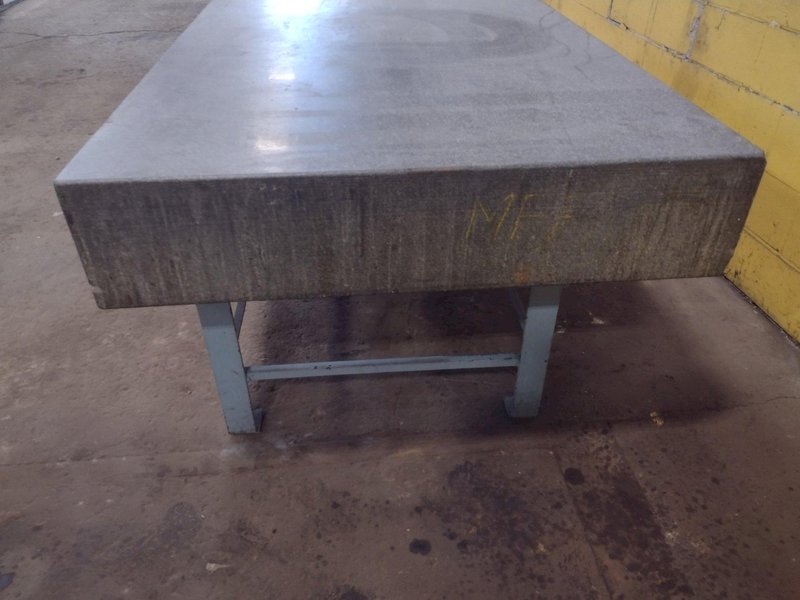 8&#039; X 4&#039; X 10&quot; CHALLENGE PRECISION LAYOUT INSPECTION GRANITE TABLE: STOCK #23791