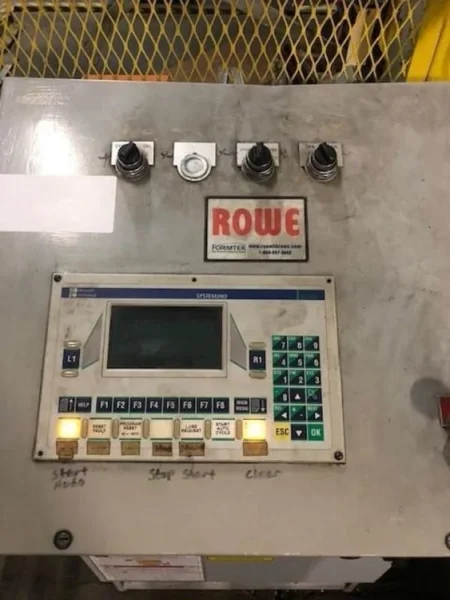 ROWE 10,000 LB X 50&quot; X .074&quot; SERVO FEED LINE, STOCK# 14113J