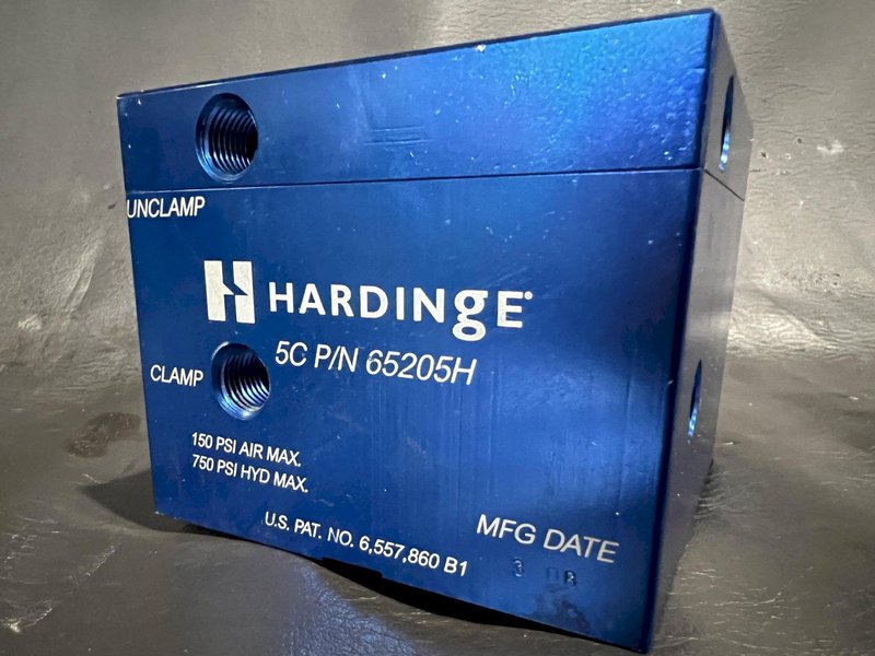 Hardinge 65205H Dead Length 5C Collet Block