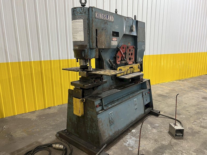 125 TON KINGSLAND MODEL #125XS HYDRAULIC IRONWORKER: STOCK #19921