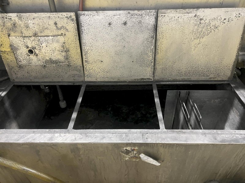 3 STAGE X 36&quot; X 18&quot; WALSH MODEL #AOE286 STEEL MESH-BELT PASS-THROUGH STAINLESS WASHER: STOCK #20166