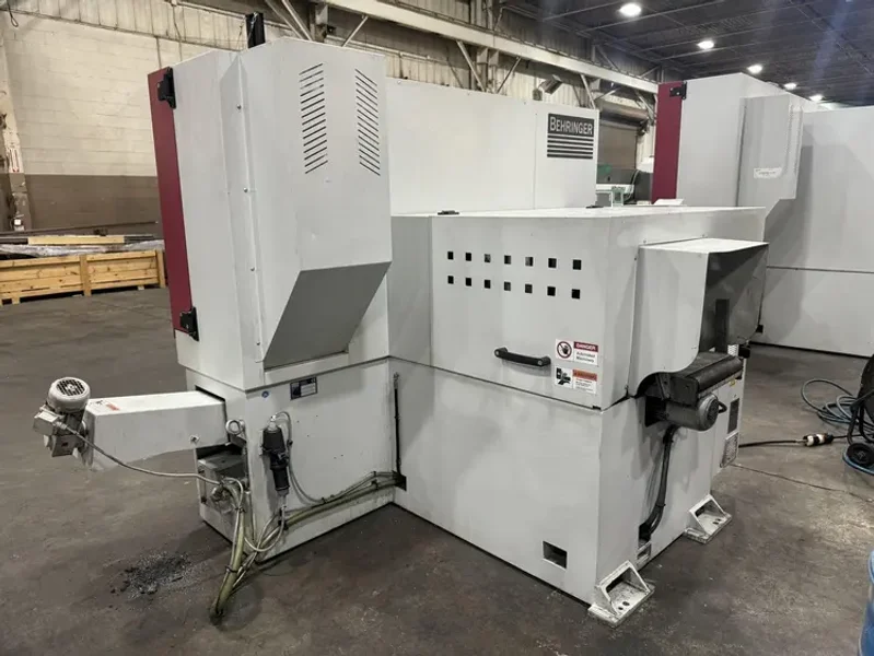 USED BEHRINGER 11.8" X 10.2" DUAL POST AUTOMATIC BANDSAW MODEL HBE 261A, Year: 2021
