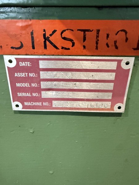 12" X .071" RAPID AIR POWERED VARIABLE SPEED STRAIGHTENER. STOCK # 0773525