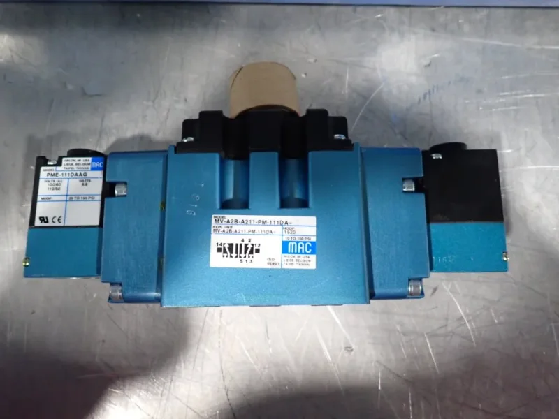 MAC VALVES 150 PSI PNEUMATIC SOLENOID VALVES  -  MV-A2B-A211-PM-111DA