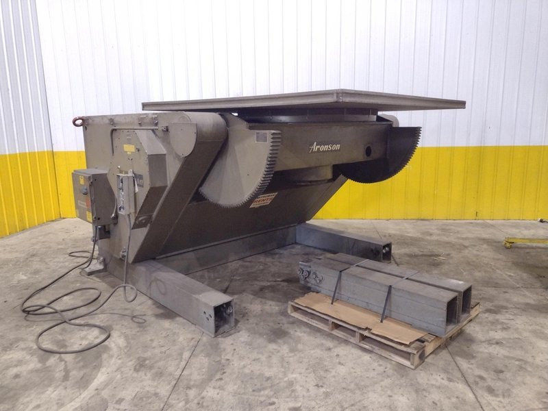 50,000 LB ARONSON MODEL #HD-500VF WELDING POSITIONER: STOCK 24016