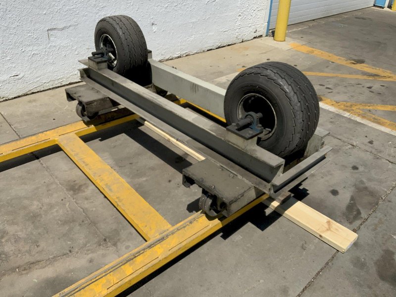 5000 LB CUSTOM MADE TANK TURNING ROLLS SET: STOCK #81222