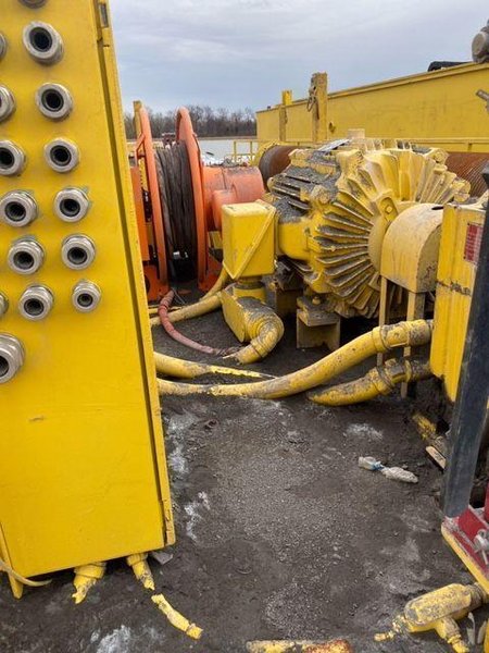 100/44 TON X 82' ACE CLASS E AC MILL DUTY BRIDGE CRANE: STOCK# 4116