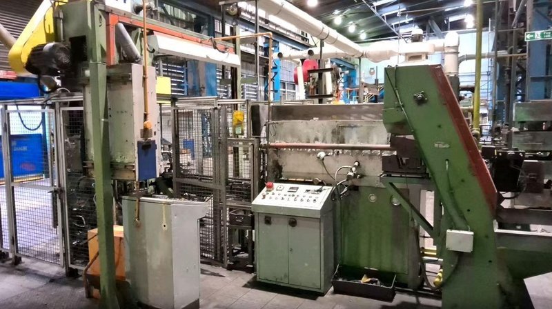 100 TON WILKINS &amp; MITCHELL HOT FORGING PRESS W/ SUB PRESS