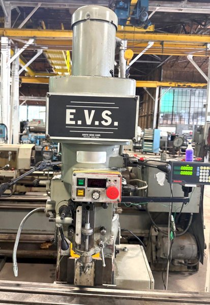 South Bend Vertical Mill Chipmaster II, 10&quot; x 50&quot; Tbl., 5 HP V-Speed, DRO