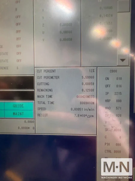 Sodick AQ535L CNC Wire EDM