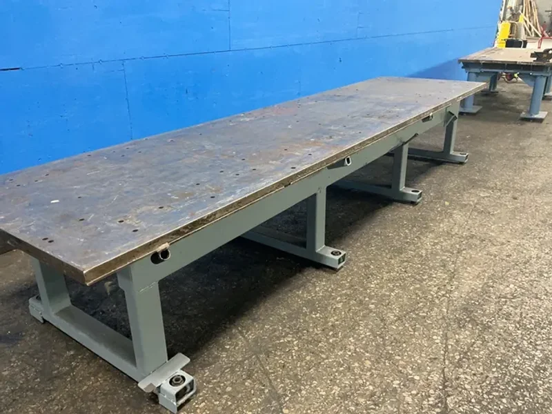 48” X 190” /2” THICK WELDING TABLE