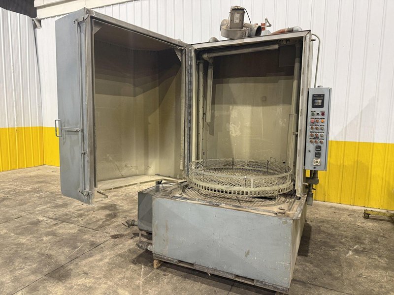 48" x 60" JRI JENFAB MODEL #PCS5060SS STAINLESS STEEL ROTARY TABLE PARTS WASHER ELECTRIC HEAT: YOBRO #24525