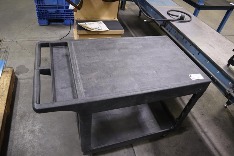 Uline Plastic Shop Cart- Auction Item