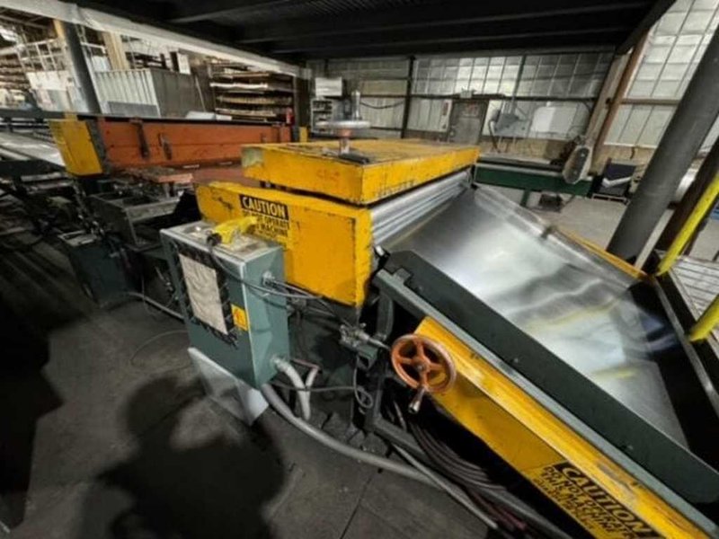 60" x 0.048" Engel Universal Duct Forming Line STOCK# 4235