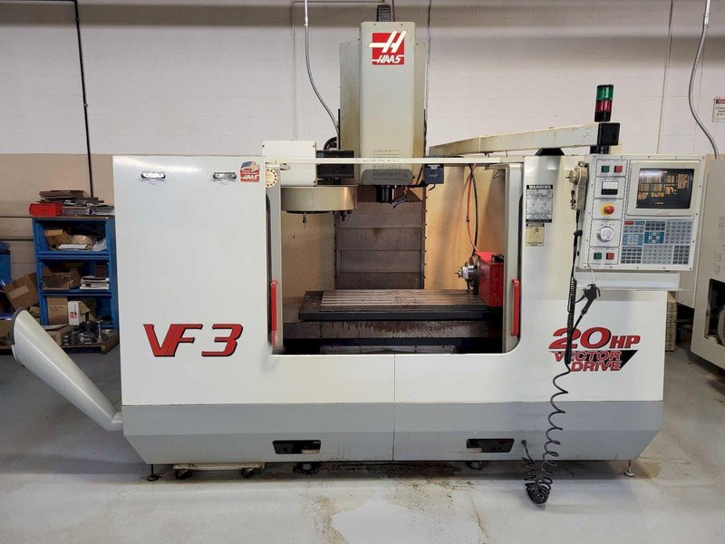 Haas VF-3 CNC VMC, 2000 – Haas Rotary Indexer