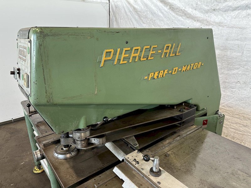 25 TON PIERCE-ALL 3025A SINGLE END HYDRAULIC PUNCH. STOCK # 0847923