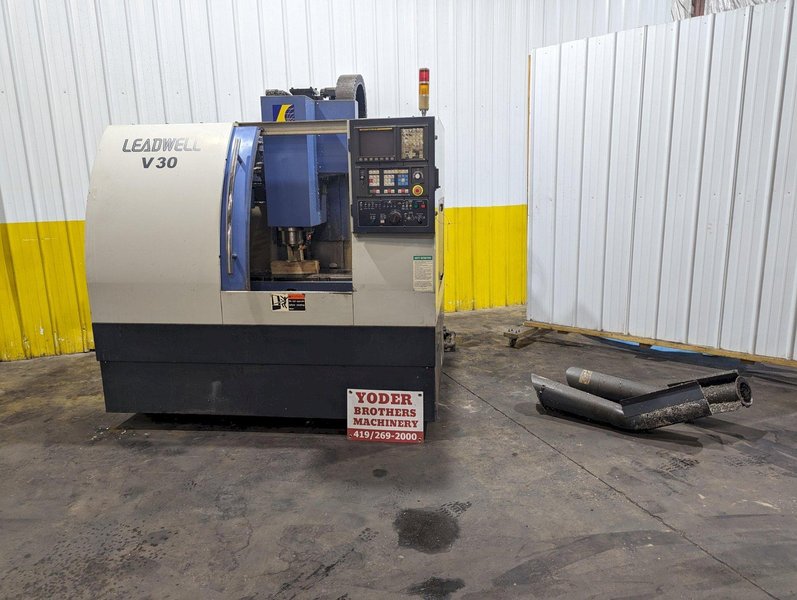 LEADWELL MODEL  #V-30 CNC VERTICAL MACHINING CENTER: STOCK #19428