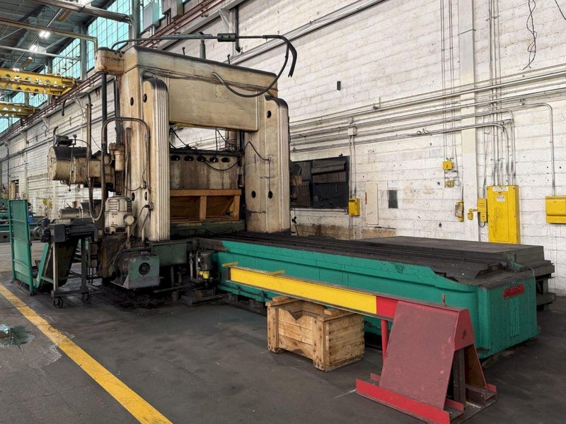 (100HP) 76" X 268" INGERSOLL DUAL HEAD/DOUBLE SIDED PLANER MILL. STOCK # 0112126