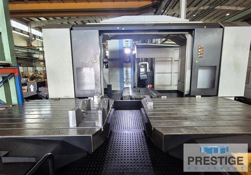 5.12&quot; Doosan DBC-130II CNC Table Type Horizontal Boring Mill w/ Pallet Changer