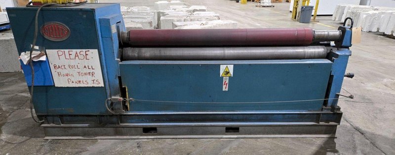 E.G. HELLER S2050/6 PINCH PLATE BENDING ROLLS USED
