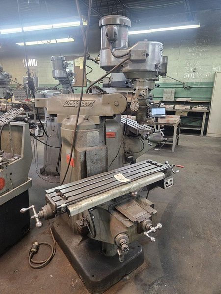 2 HP BRIDGEPORT SERIES 1 VERTICAL MILL. STOCK # 0957323