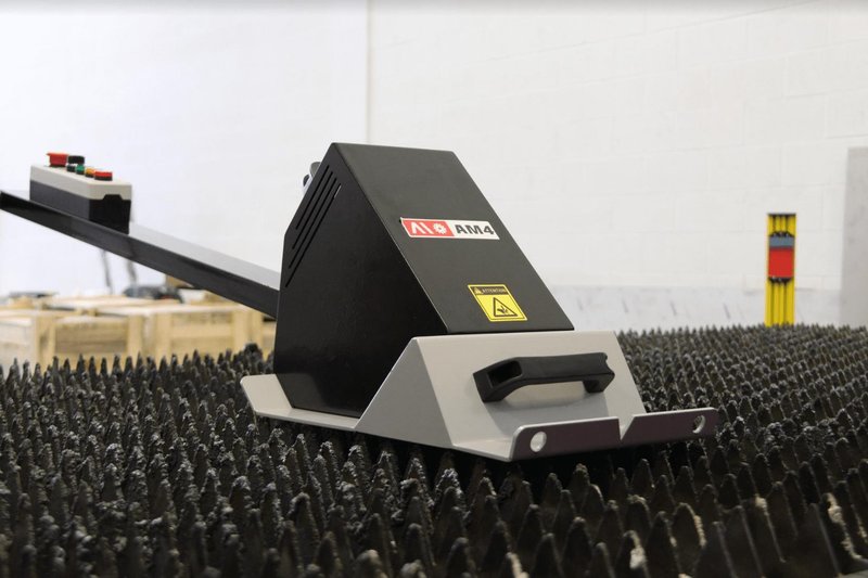 AM4 Slat Cleaner, 2021 –  Equipped with Rockwell Cutters for Laser Table Slag Removal