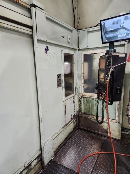 Kuraki KBT 13EA CNC Boring Mill, 2003 – Fanuc Control, 4k RPM, Chip Conveyor, 1000 PSI TSC