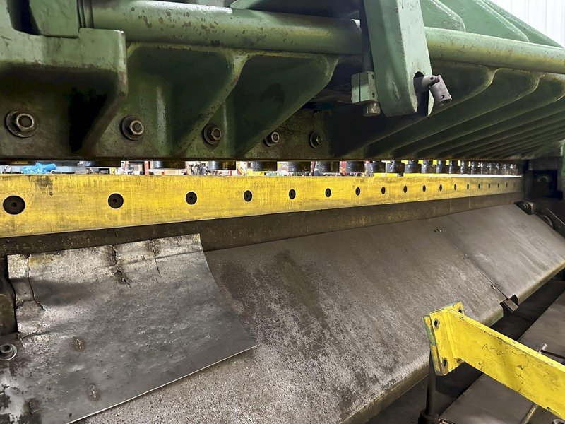 12' X 1/2" WYSONG MODEL #1250 MECHANICAL POWER SQUARING SHEAR: STOCK #19618