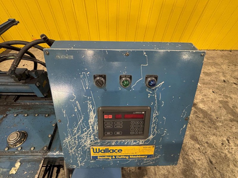 2&quot; WALLACE MODEL #1002 PROGRAMMABLE HYDRAULIC PIPE &amp; TUBE BENDER: STOCK #23183