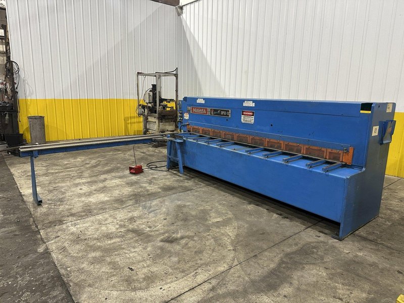 10&#039; X 10 GAUGE NIAGARA MODEL #SPARTAN SP10-10 HYDRAULIC SHEAR: STOCK #22633
