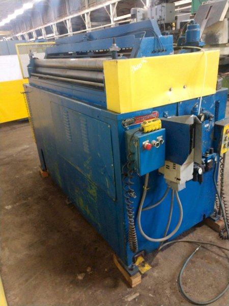 72" WIDE X .060" EGAN PRESS PARTNER  MODEL #S25-872 8 ROLL POWERED COIL STRAIGHTENER : STOCK #13907