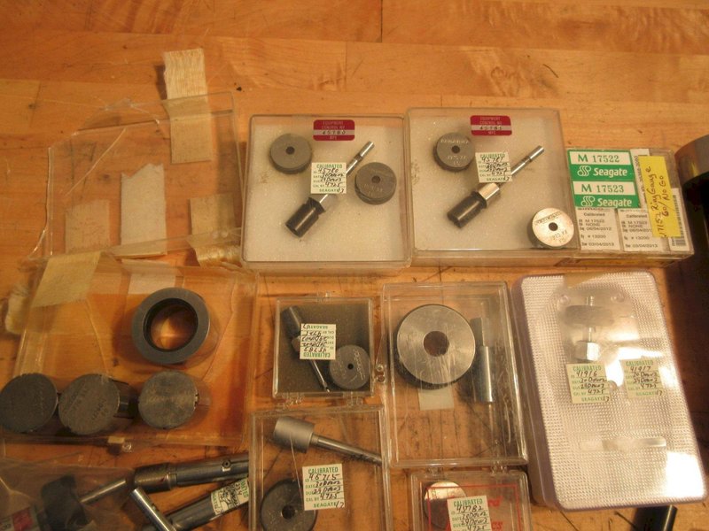 Master Ring Gauges and Assorted Thread and Plug Guages- Auction Item