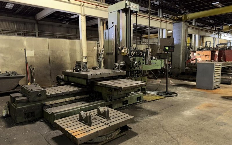 56" X 64" DAEWOO D110RT HORIZONTAL BORING MILL. STOCK # 0546126