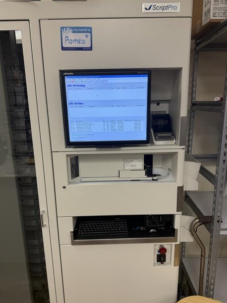 ScriptPro CRS 150 Pharmacy Dispensing Robot – 2024 – High-Speed Automated Prescription System