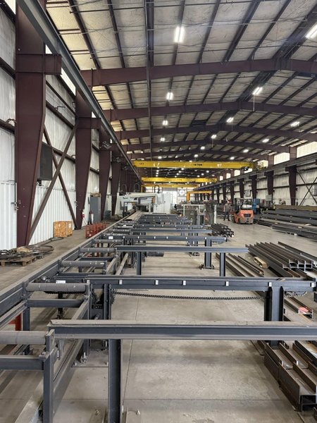 Ficep Valiant Steel Processing Line with 453 VLB Beam Drill &amp; K100E Band Saw, 2021/2023