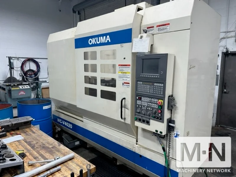 Okuma MC-V4020 CNC Vertical Machining Center, 2002