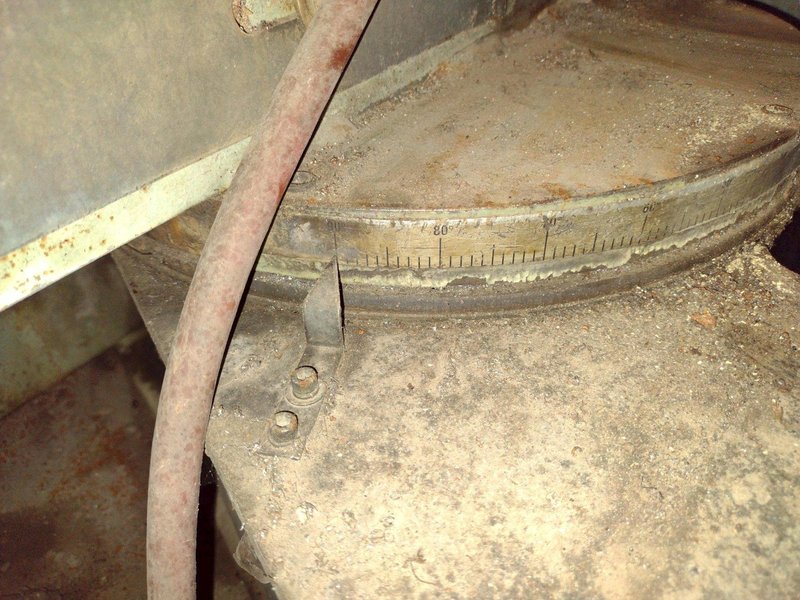 16" x 16" HYD-MECH MODEL #M-16A AUTOMATIC HORIZONTAL BANDSAW WITH POWER MITRE SWIVEL: STOCK #23419