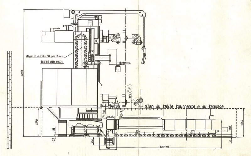 Parpas ML120-1 -8 axes X: 12 000- Y: 3500- Z: 1250 mm CNC