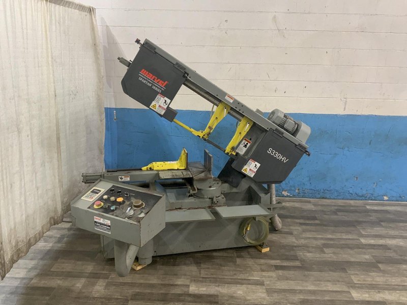 12" X 18" MARVEL SPARTAN SERIES S330HV HORIZONTAL BANDSAW: STOCK #80705