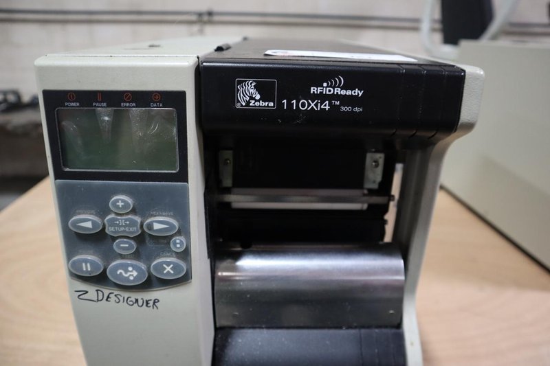 Zebra 110Xi4 Label Printer, 203 dpi, 4" Wide Label Cap- Auction Item