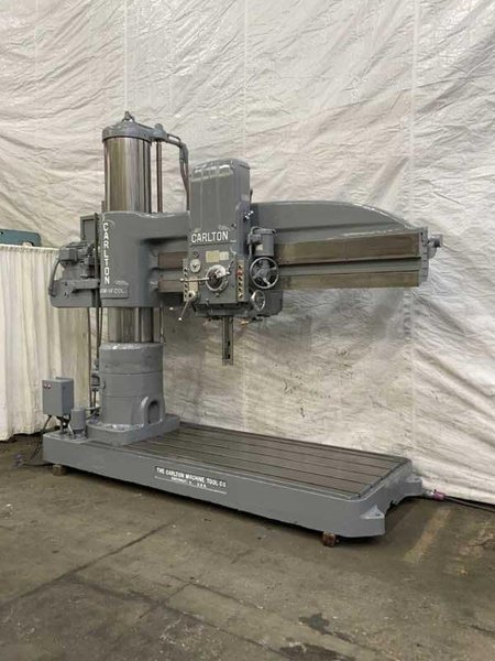 8&#039; X 19&quot; CARLTON MODEL #4-A RADIAL ARM DRILL: STOCK #22071