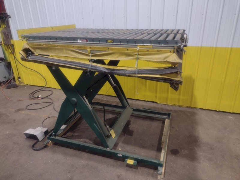 4000 LBS SOUTHWORTH MODEL #LS4-48W HYRAULIC SCISSOR LIFT TABLE 110V: STOCK #20936