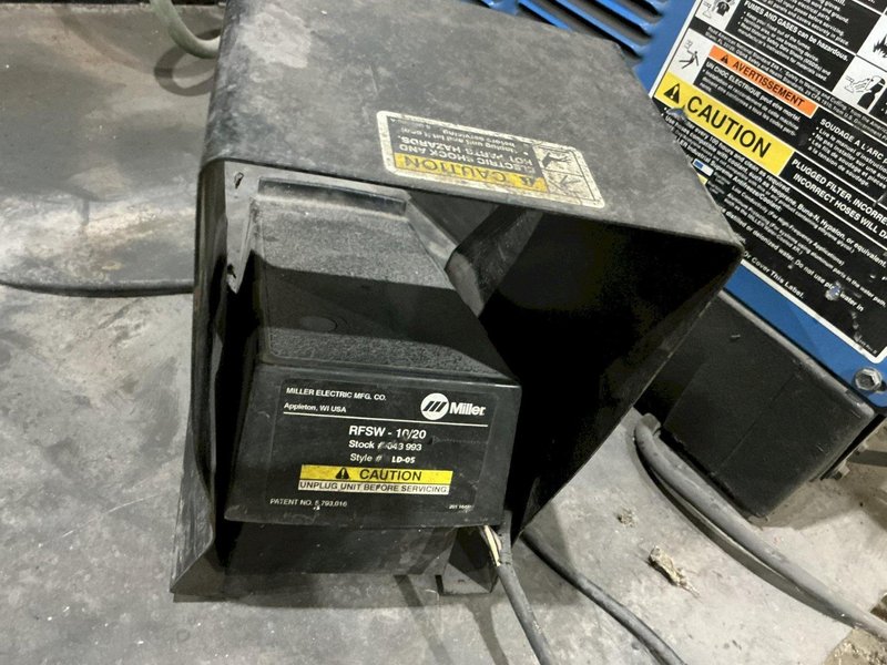 20 KVA MILLER MODEL #SSW-2040ATT ROCKER ARM SPOT WELDER &amp; SINGLE PHASE POWER SOURCE: YOBRO #25342