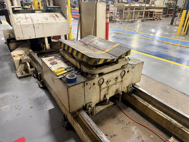 20,000 LBS X 36" LITTELL MODEL #200-36 COIL REEL UNCOILER &amp; CAR: YOBRO #26034