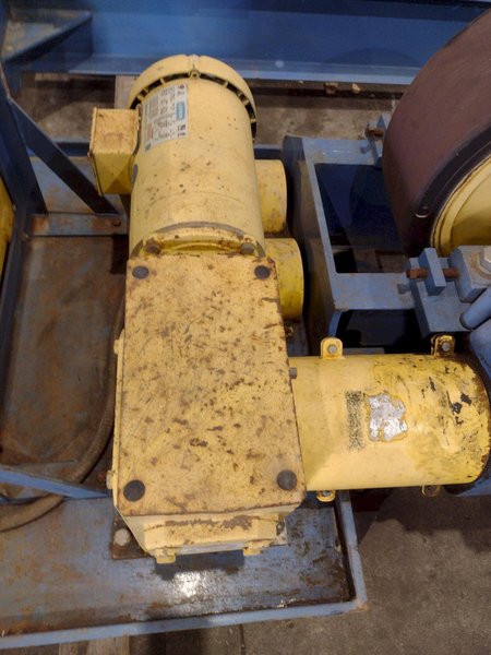 40 TON (80,000 LBS) x 15' WEBB MODEL R-500 POWERED TANK TURNING ROLLS; 1 DRIVE &amp; 3 IDLERS: STOCK #23747