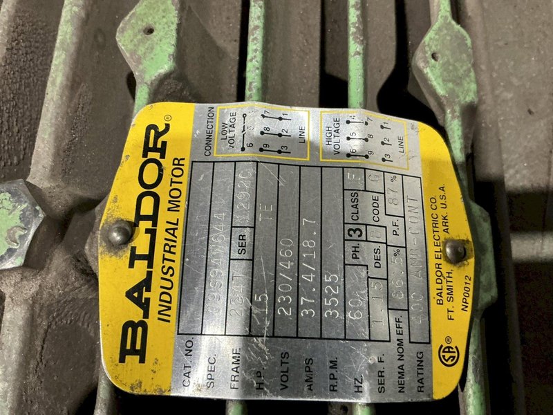 6 CU FT GOFF MODEL #6BB RUBBER BELT TUMBLE TYPE BLAST MACHINE: YOBRO #25035
