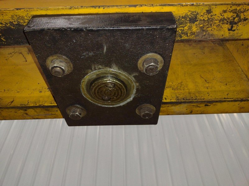 50 TON ENERPAC HYDRAULIC H-FRAME PRESS: STOCK #22364