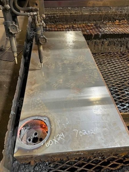 USED MG MESSER 10&#039; X 20&#039; CNC OXY FUEL CUTTING SYSTEM, Stock# 11116, Year: 1992