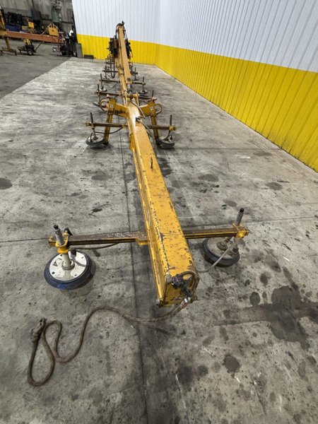 8,000 LBS X 60&#039; X 8&#039; ANVER MODEL  82001216 (E800M16-642A-8/53) VACUUM SHEET LIFTER, 2015: STOCK 22458