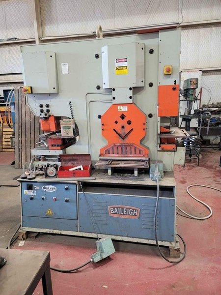 132 Ton Baileigh SW-132 Hydraulic Ironworker-2009, Tooling Included